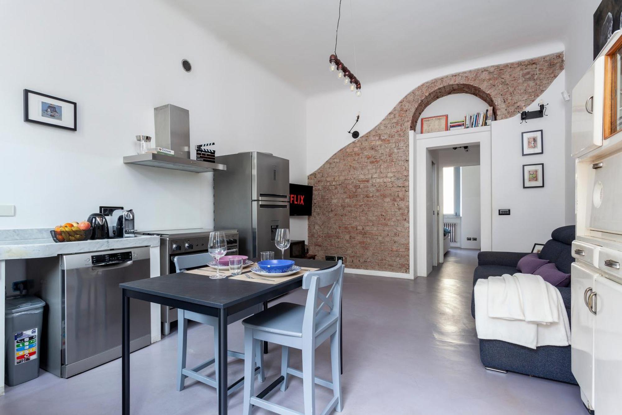 Stylish Industrial Flat Apartment Milan Luaran gambar